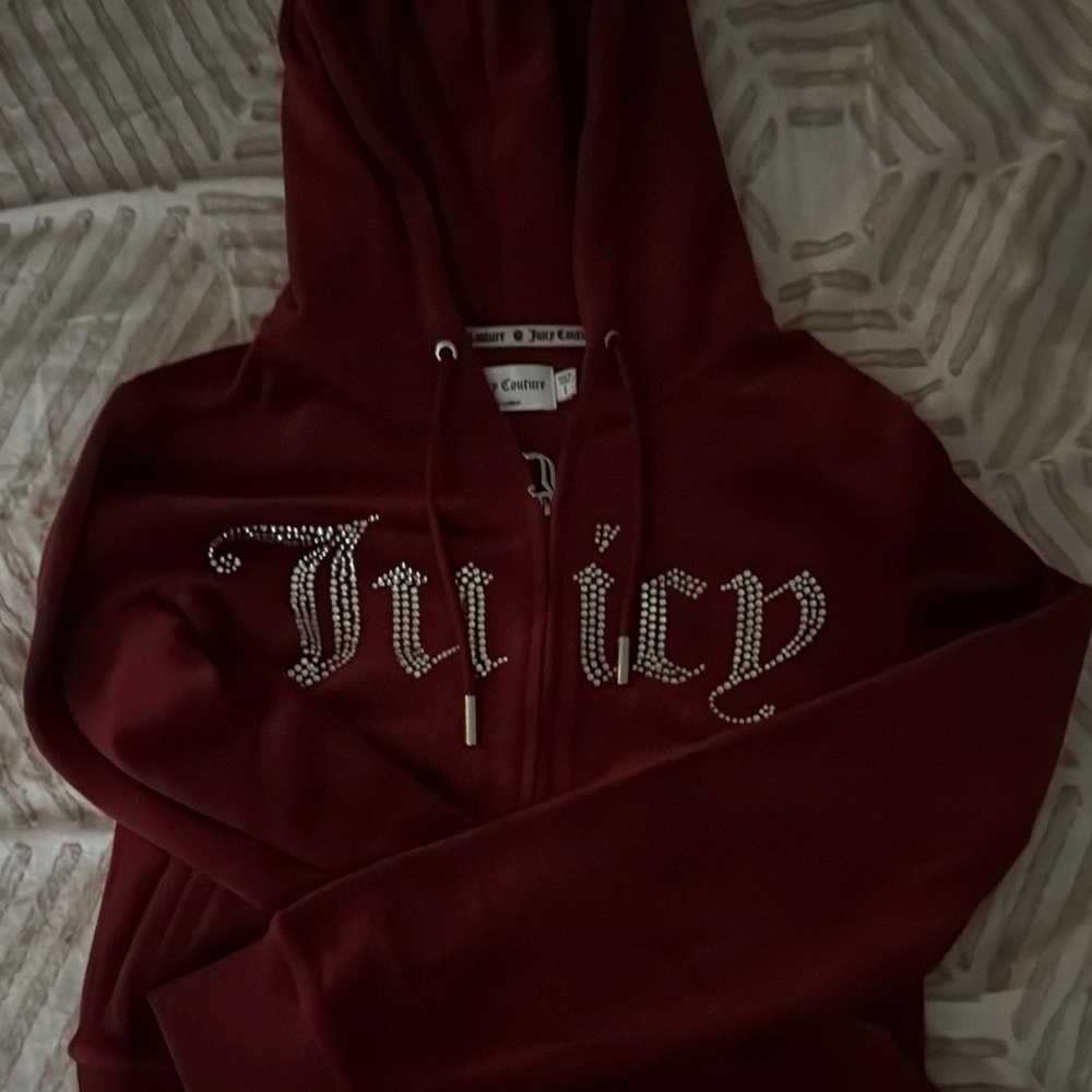 Juicy Couture Burgundy Hoodie
